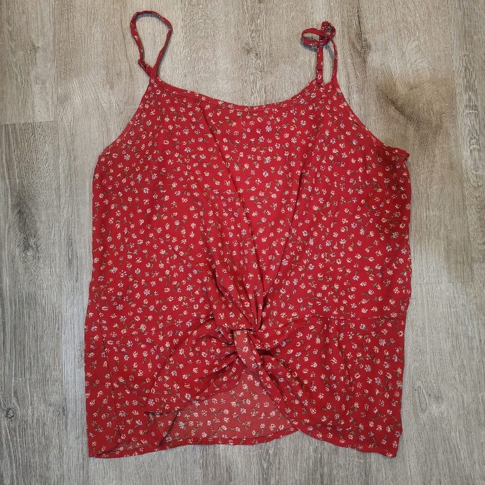 Hippie Rose | Red Floral Women's Top